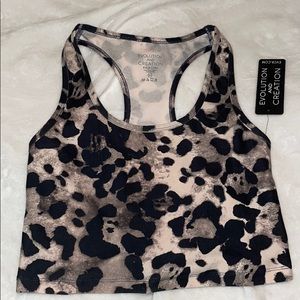 NWT Leopard Sports Top